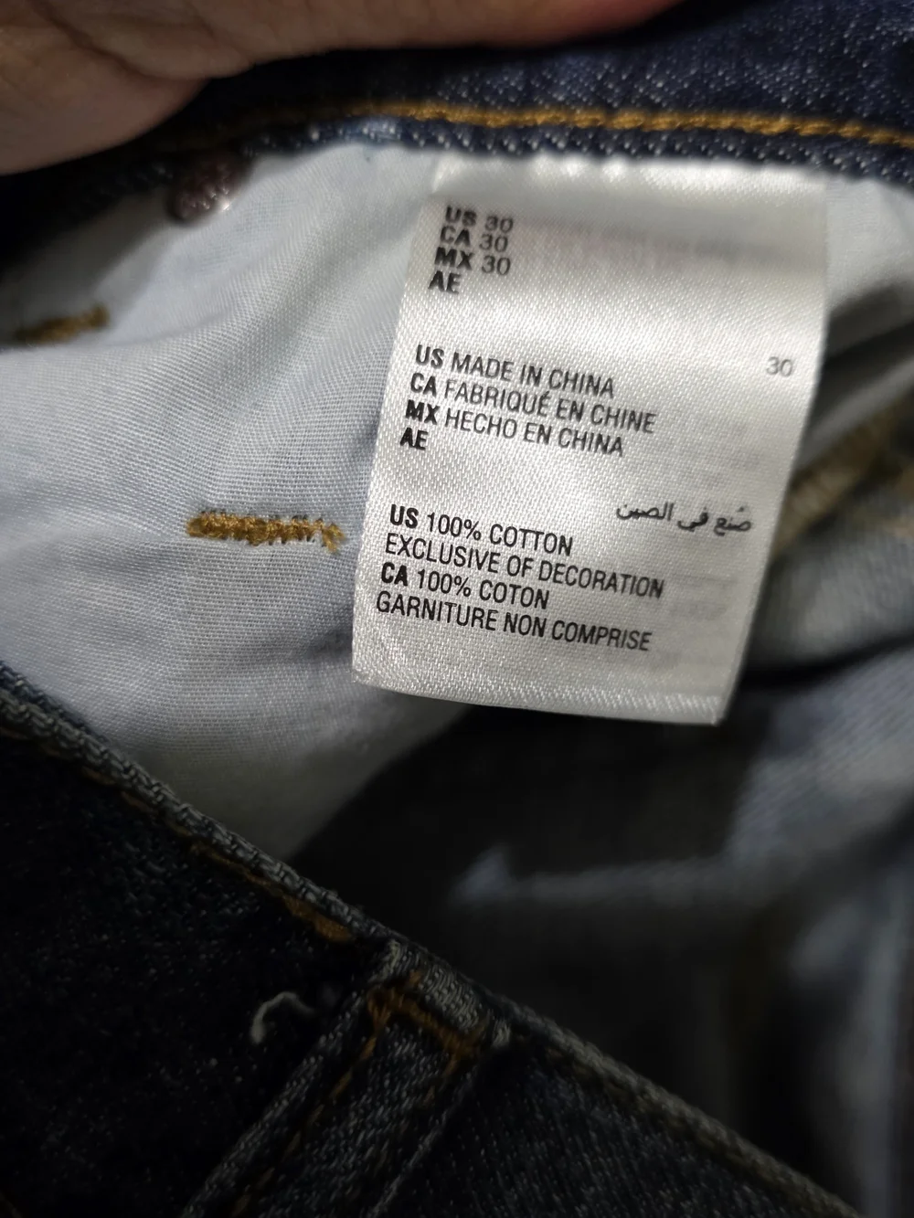 Sun + Stone Men's Pactchwork Denim JEANS DISTRESED Camo Plaid Cordury Size 30 Us